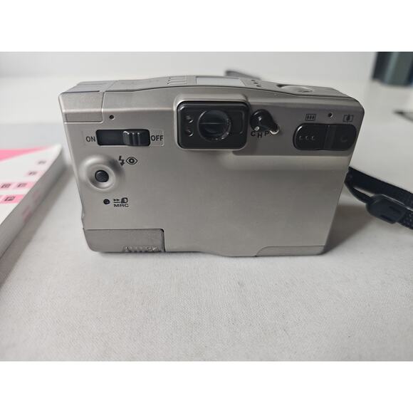 Canon ELPH 370Z Compact Point/Shoot Film Camera Tested & Works, w/ Leather Case - Picture 12 of 16